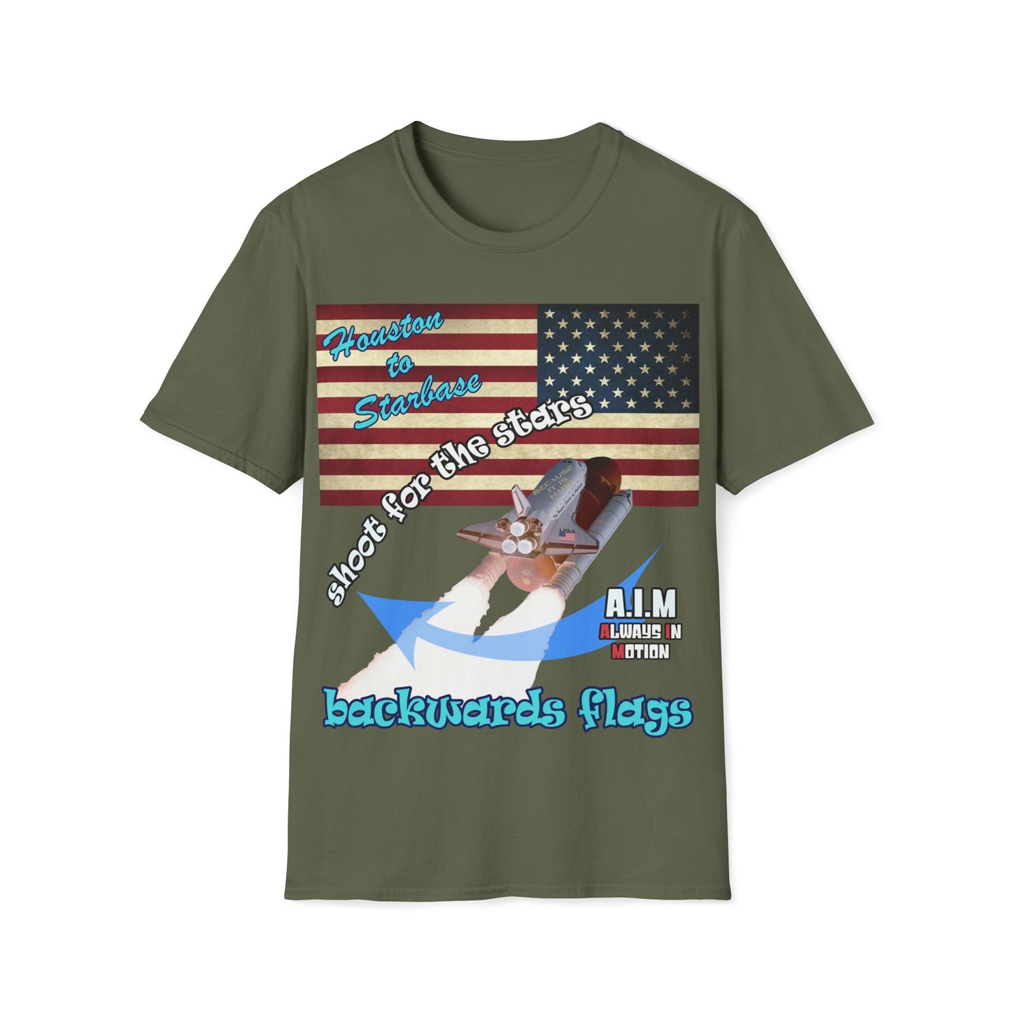 shoot for the stars - Unisex Softstyle T-Shirt