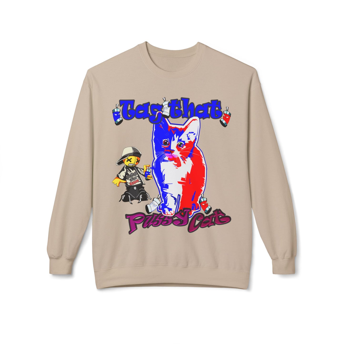 tag that - Unisex Midweight Softstyle Fleece Crewneck Sweatshirt