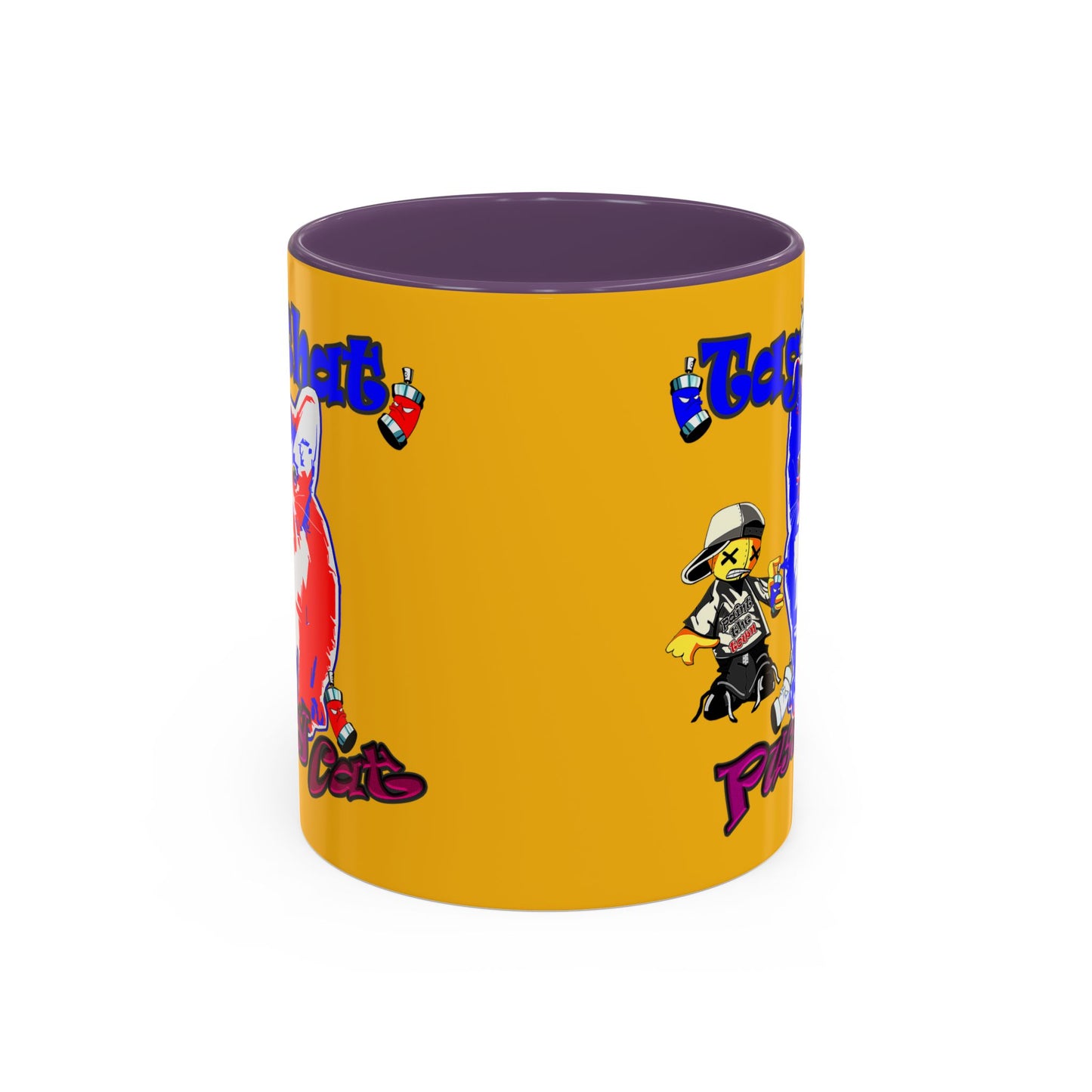 tag that - Accent Mug (yellow)
