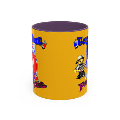 tag that - Accent Mug (yellow)