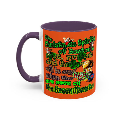 christmas spirits of boston - Accent Mug (orange)