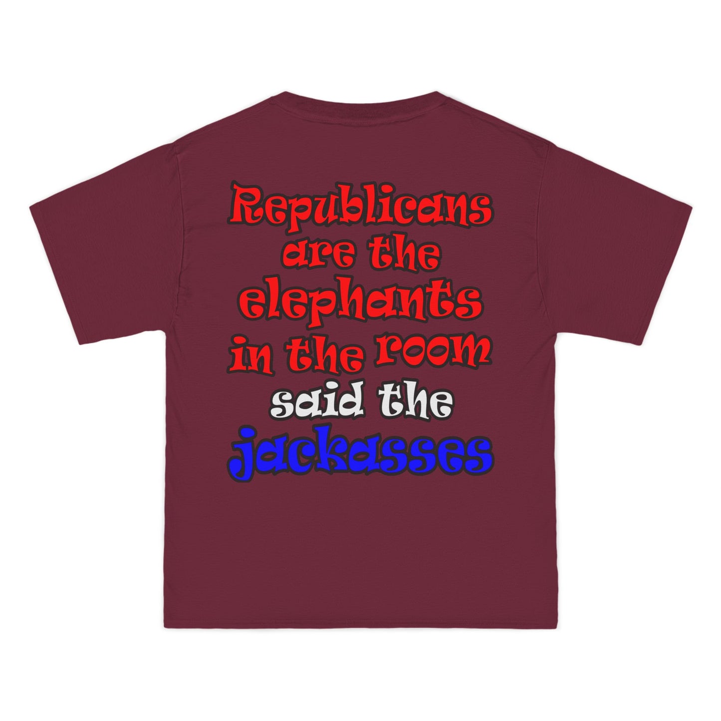 donkeys and elephants - Beefy-T®  Short-Sleeve T-Shirt