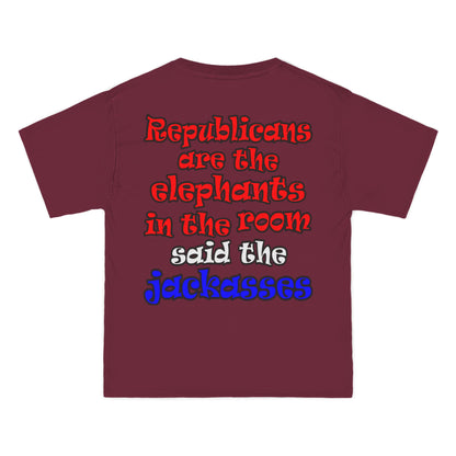 donkeys and elephants - Beefy-T®  Short-Sleeve T-Shirt