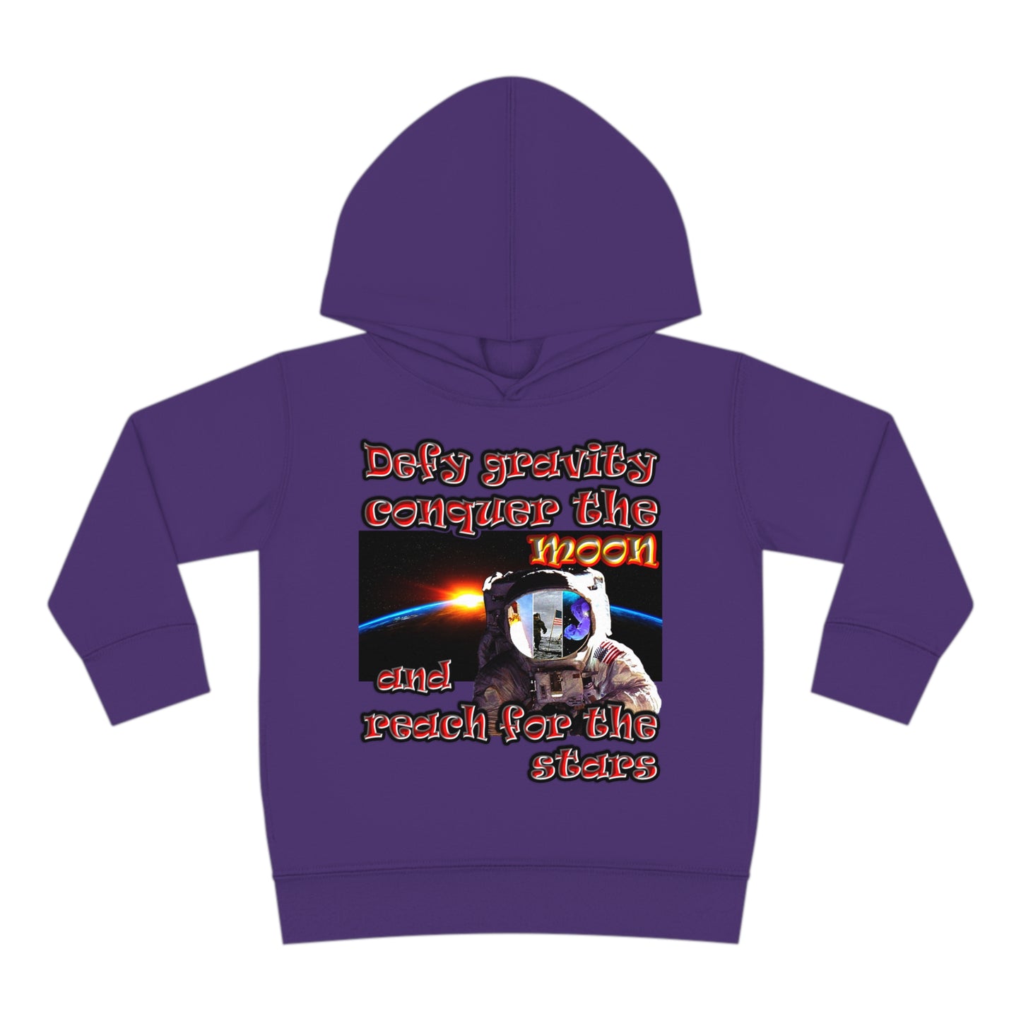 defy conquer reach - Toddler Pullover Fleece Hoodie
