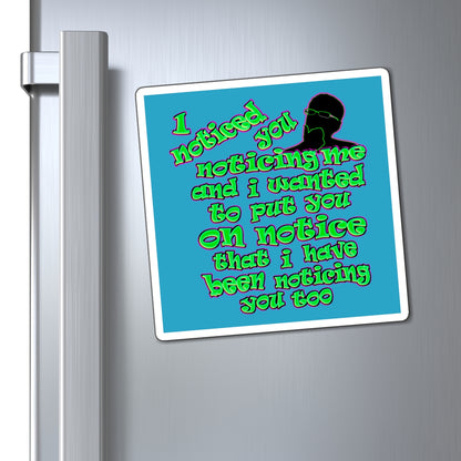 noticed you noticing - Magnets - (turquoise)