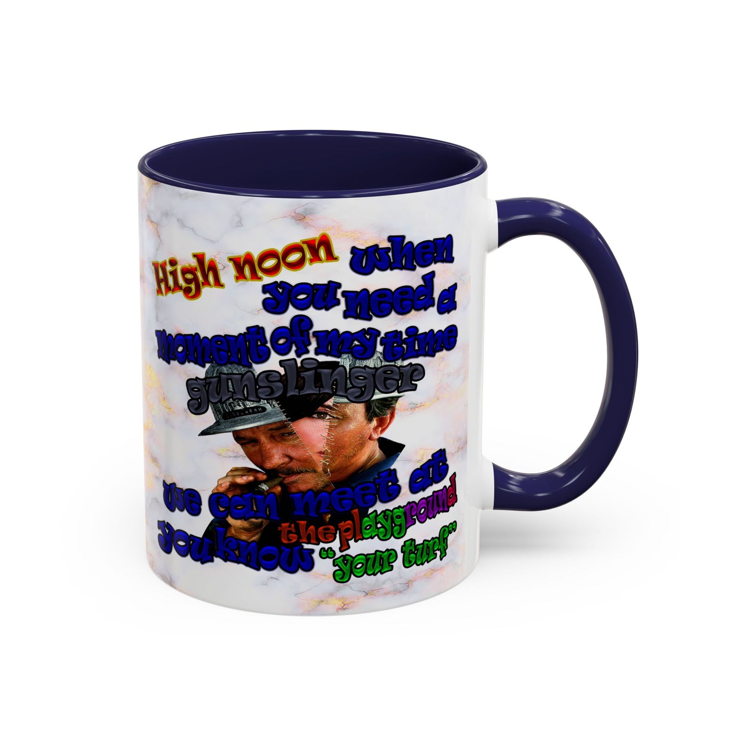 high noon - Accent Mug (white marble)