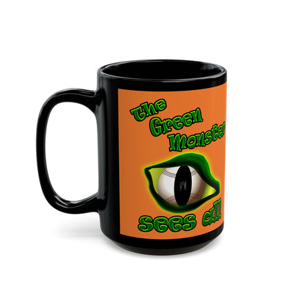 green monster - Black Mug (crusta)
