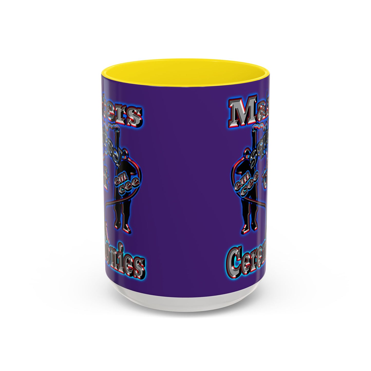 em cee squared - Accent Mug (purple)