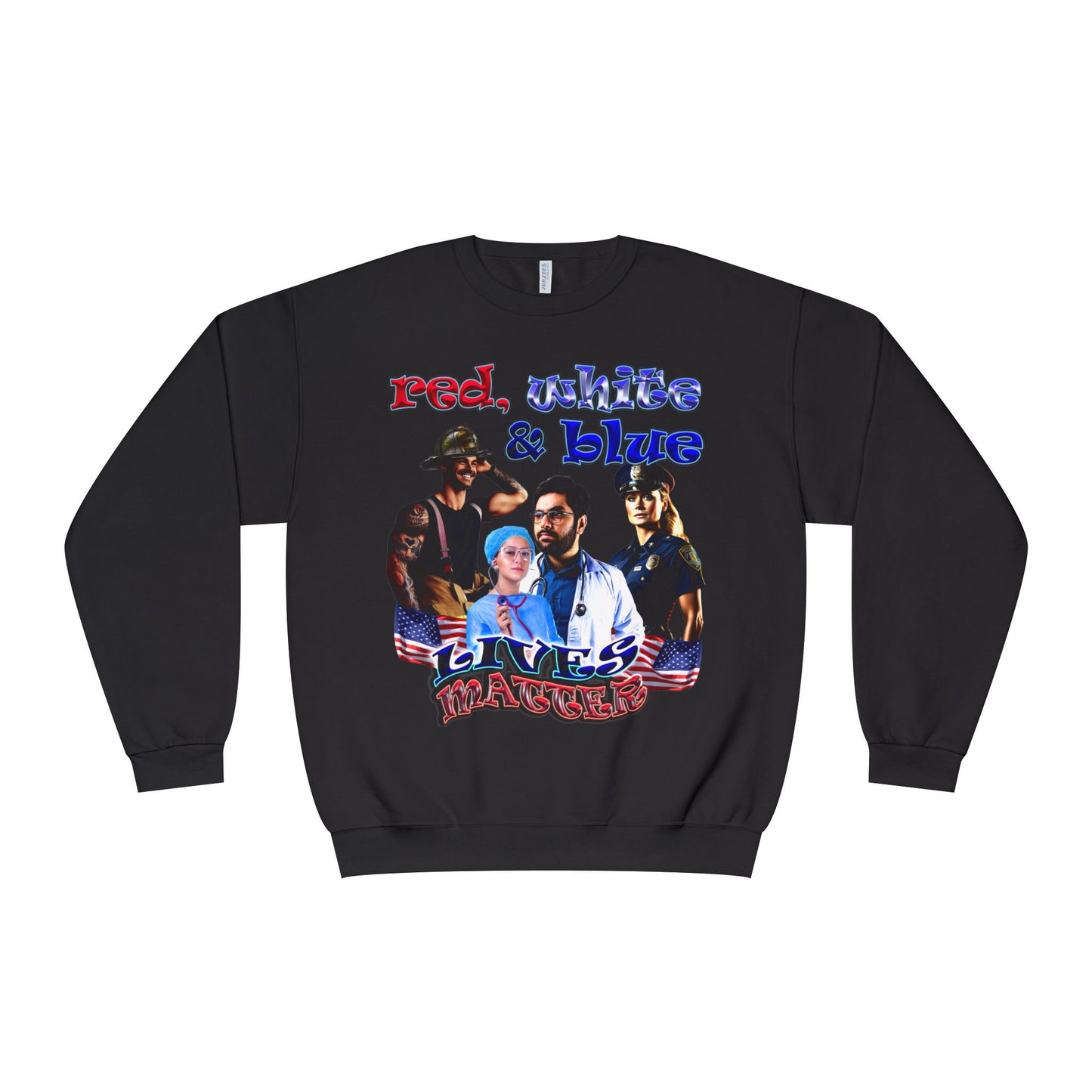 rw&b lives matter - Unisex NuBlend® Crewneck Sweatshirt