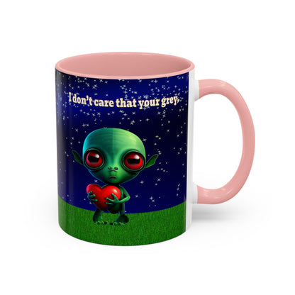 I don't care that your grey - Accent Mug ('snoops' background)