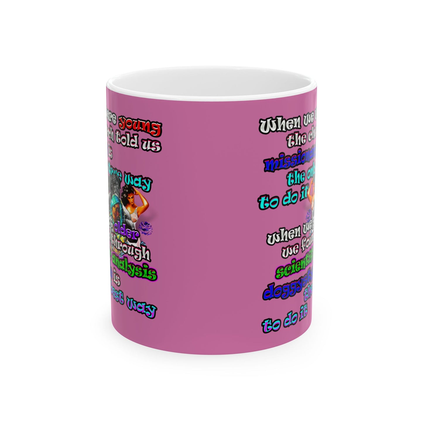 doggystyle - White Mug (light pink)