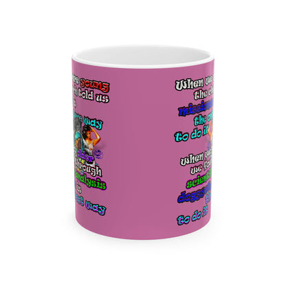 doggystyle - White Mug (light pink)