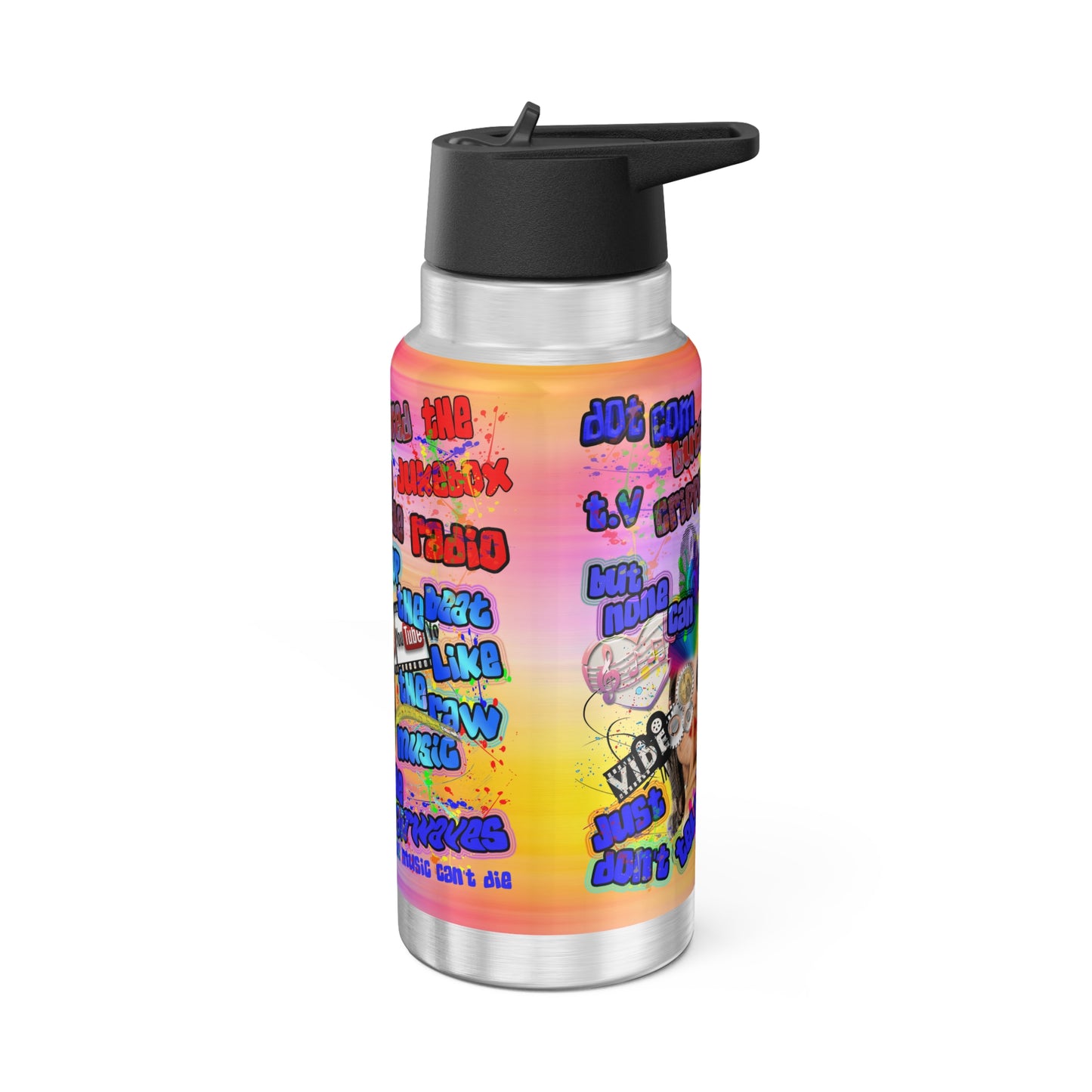 drop the beat - Gator Tumbler, 32oz  (color blur)