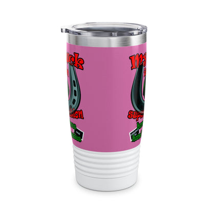 my luck - Ringneck Tumbler, 20oz (light pink)