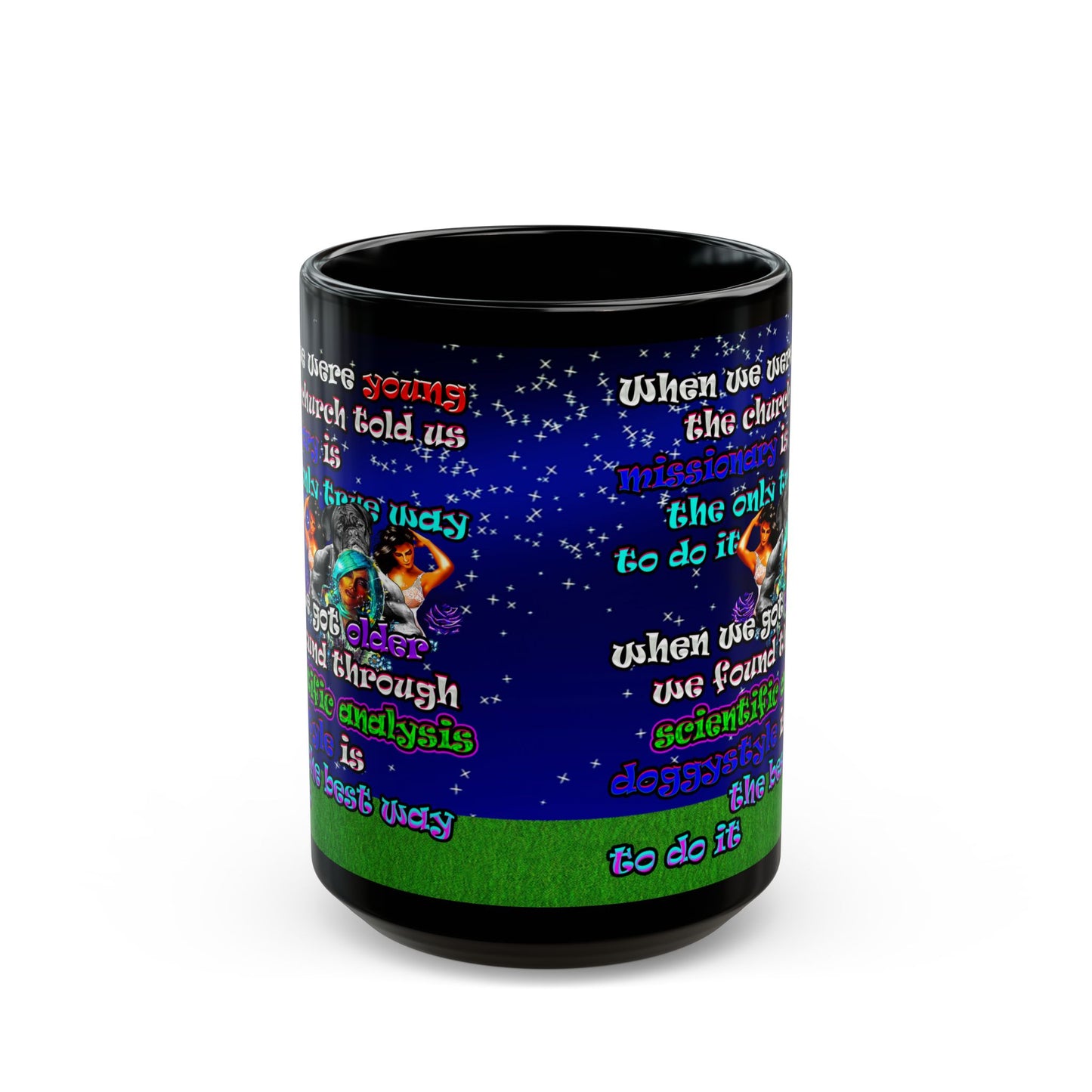 doggystyle - Black Mug ('snoops' background)