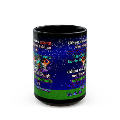 doggystyle - Black Mug ('snoops' background)