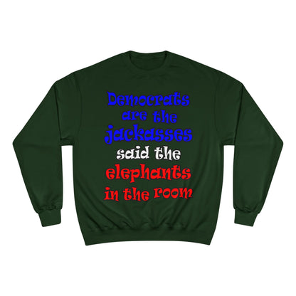 donkeys and elephants - Champion Sweatshirt