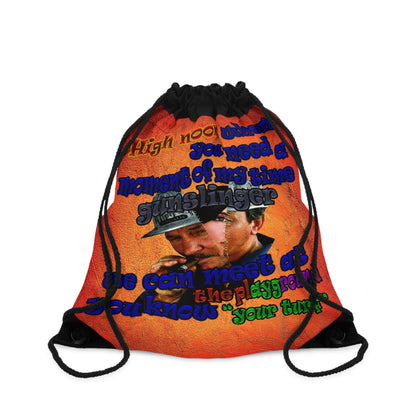 high noon - Drawstring Bag (burnt orange)
