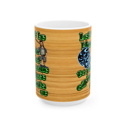 og - White Mug (butterscotch wood finish)