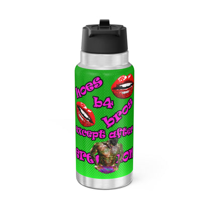 hoes b4 bros - Gator Tumbler, 32oz  (logo green)
