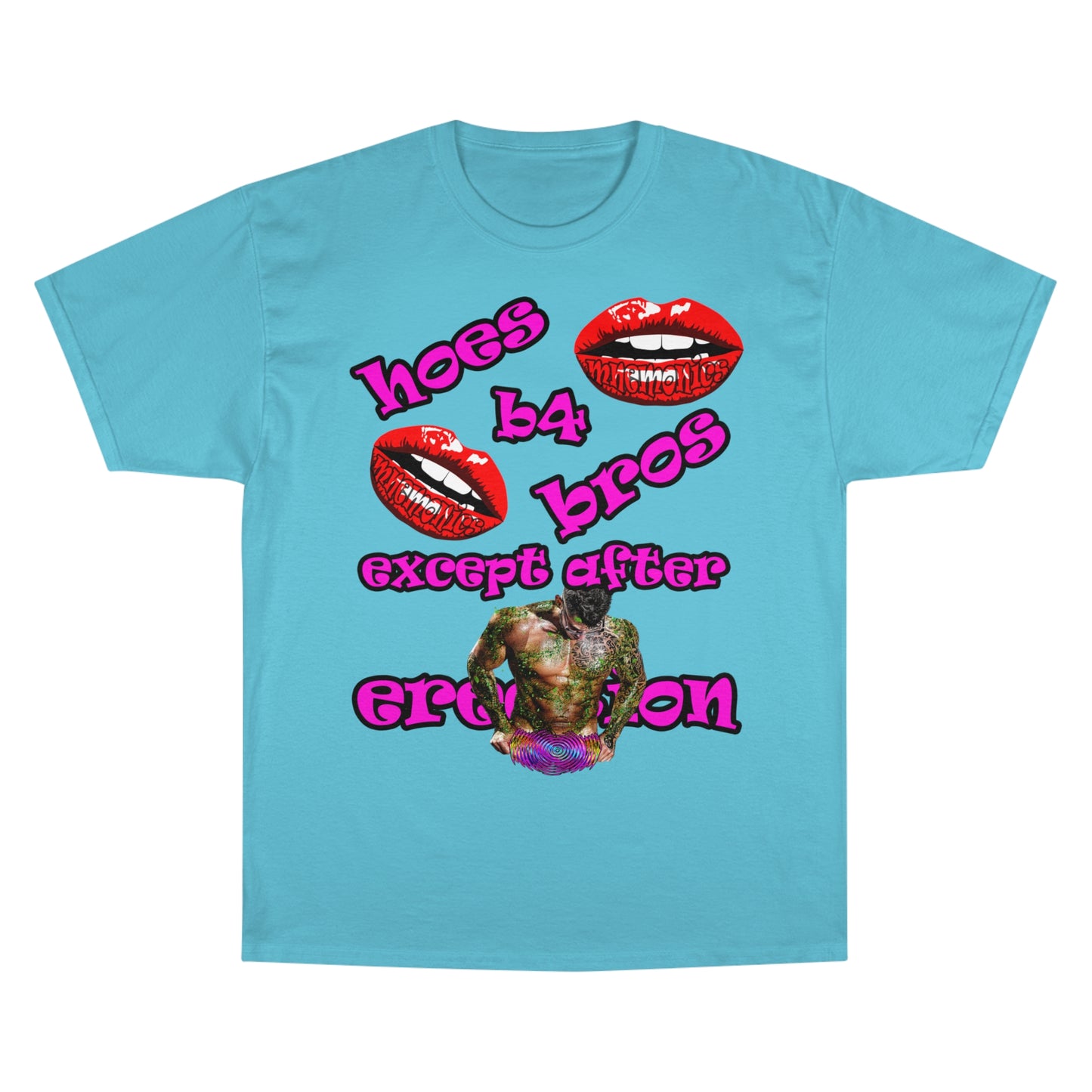hoes b4 bros - Champion T-Shirt
