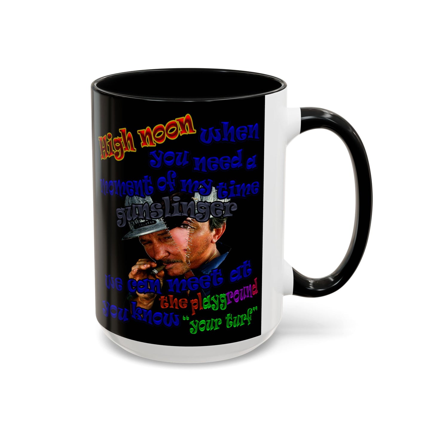 high noon - Accent Mug (black)
