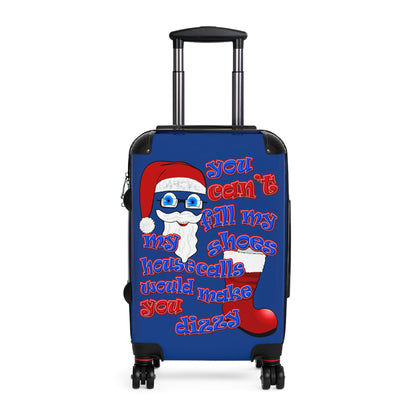 santa's shoes - Suitcase (dark blue)