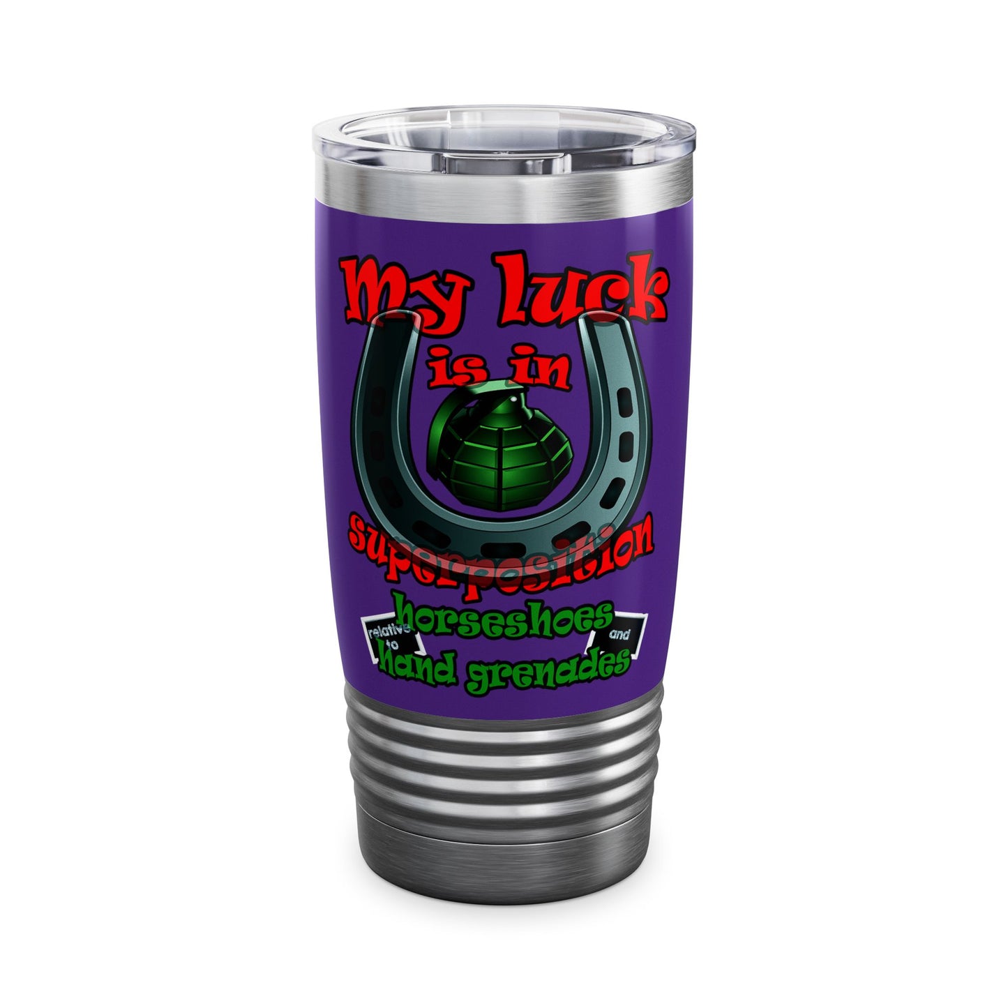 my luck - Ringneck Tumbler, 20oz (purple)