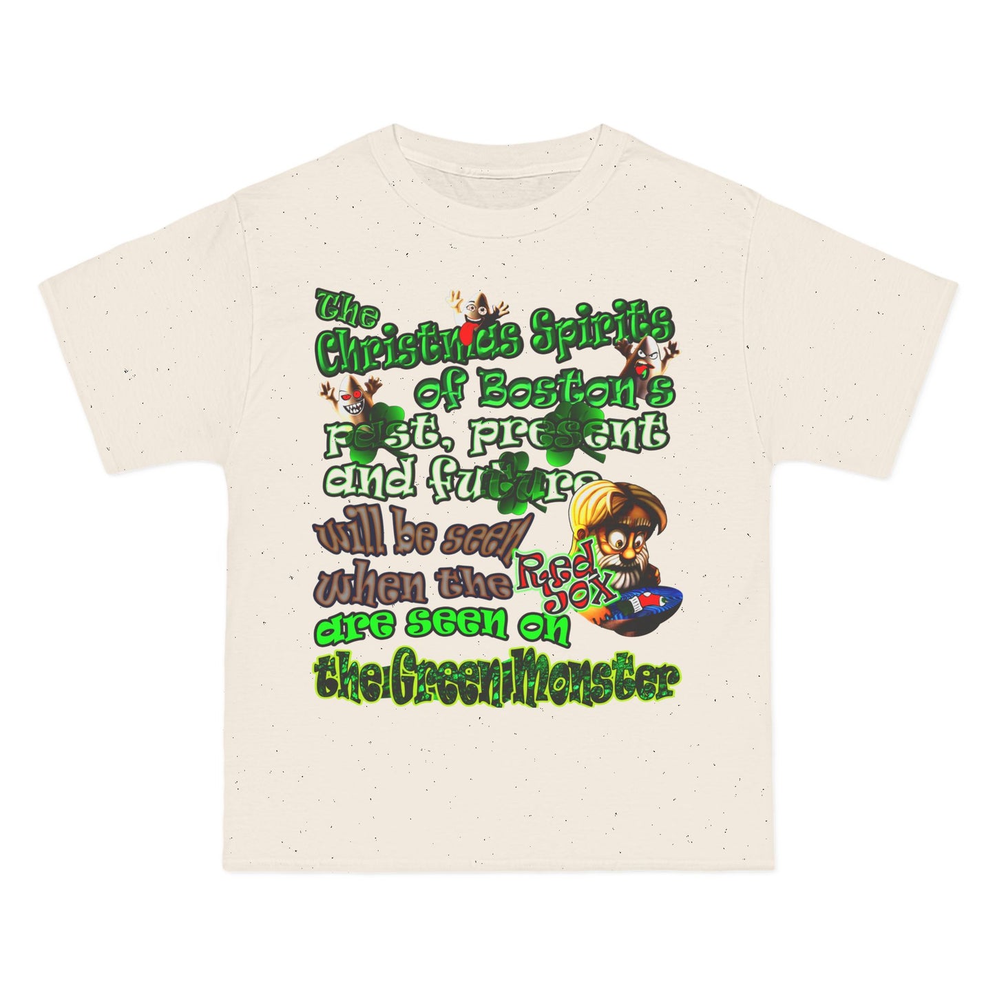 christmas spirits of boston - Beefy-T®  Short-Sleeve T-Shirt