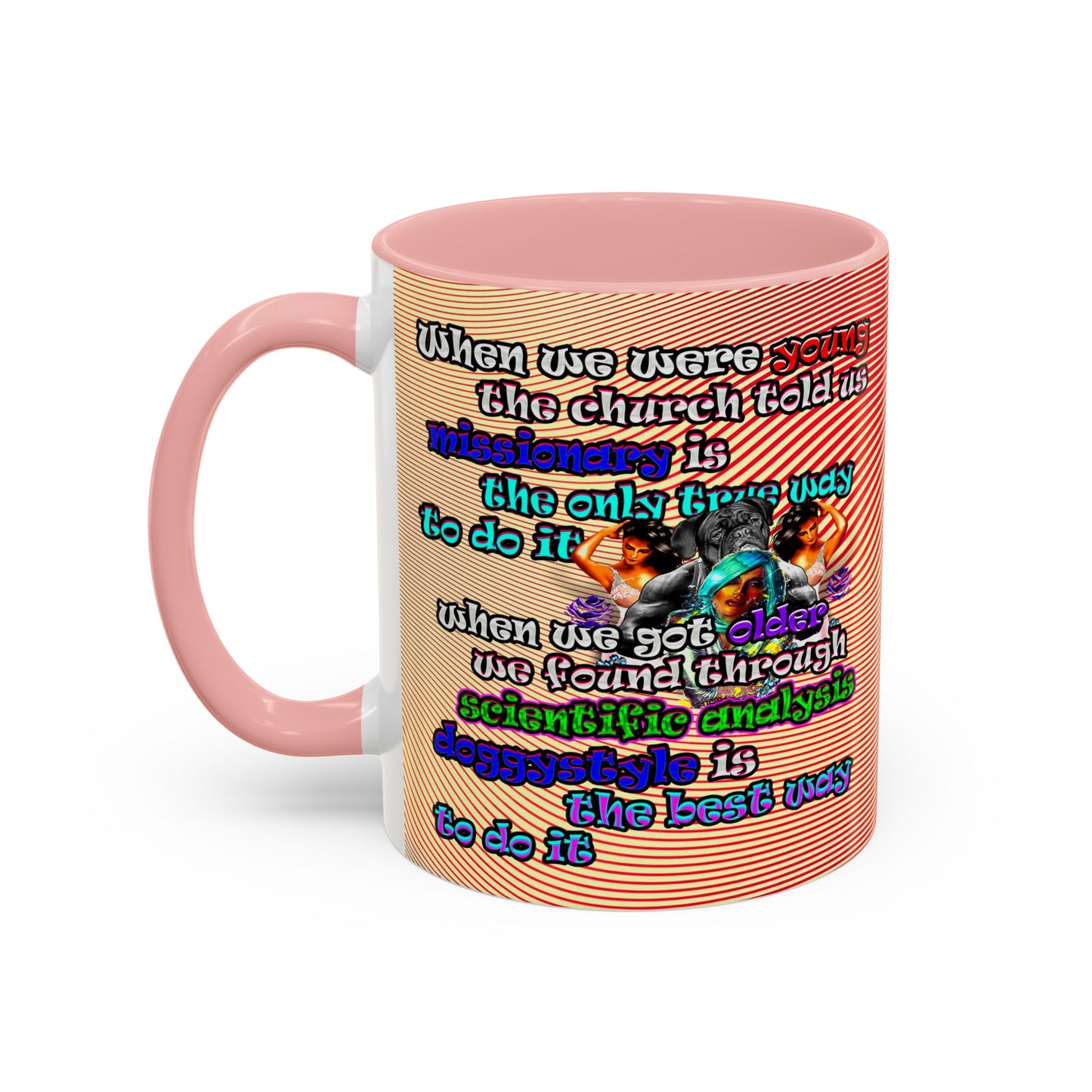 doggystyle - Accent Mug (yellow-orange wave)