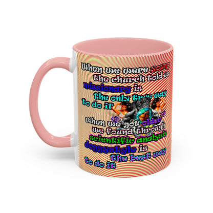doggystyle - Accent Mug (yellow-orange wave)
