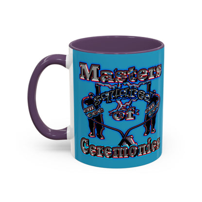 em cee squared - Accent Mug (turquoise)