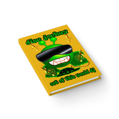 disc jockey - journal-blank (yellow)