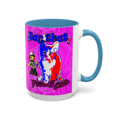 tag that - Accent Mug (pink swirl)
