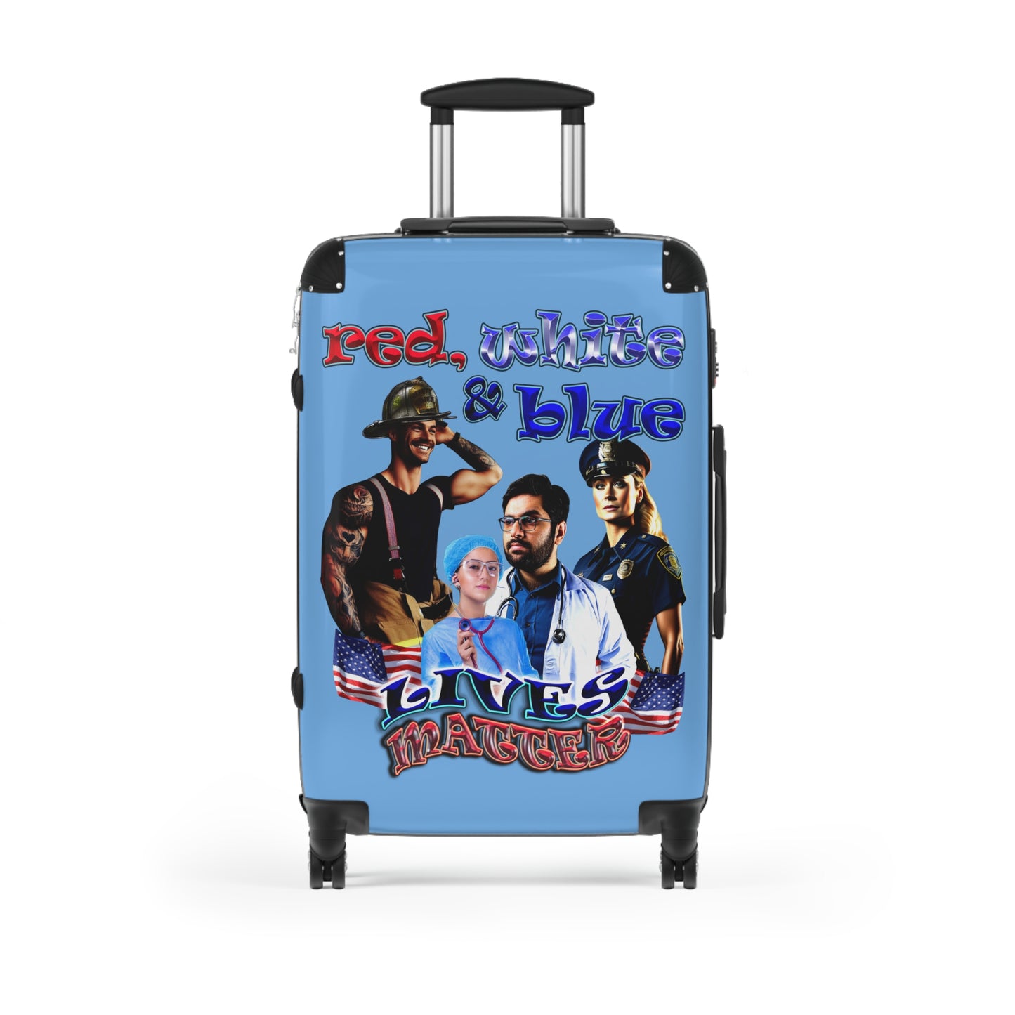rw&b lives matter - Suitcase (light blue)