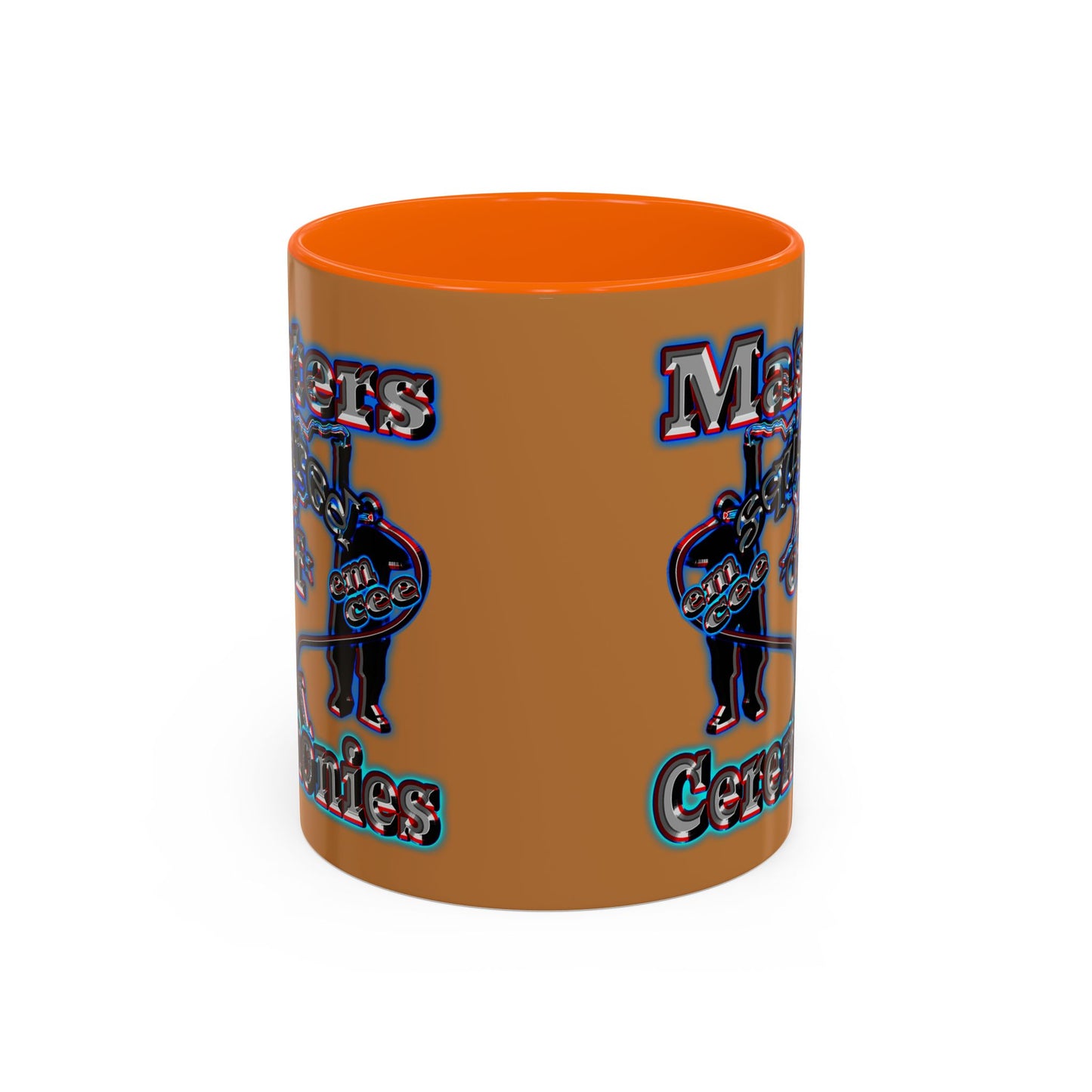 em cee squared - Accent Mug (light brown)