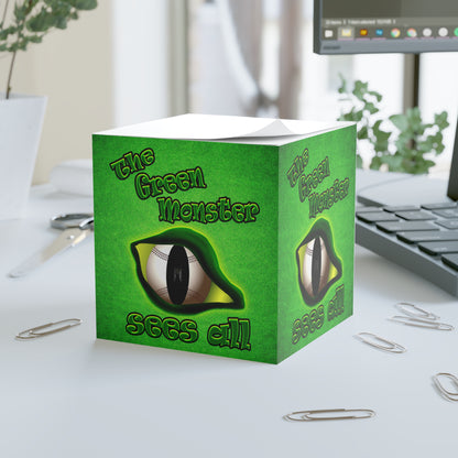 green monster - note cube (green turf)